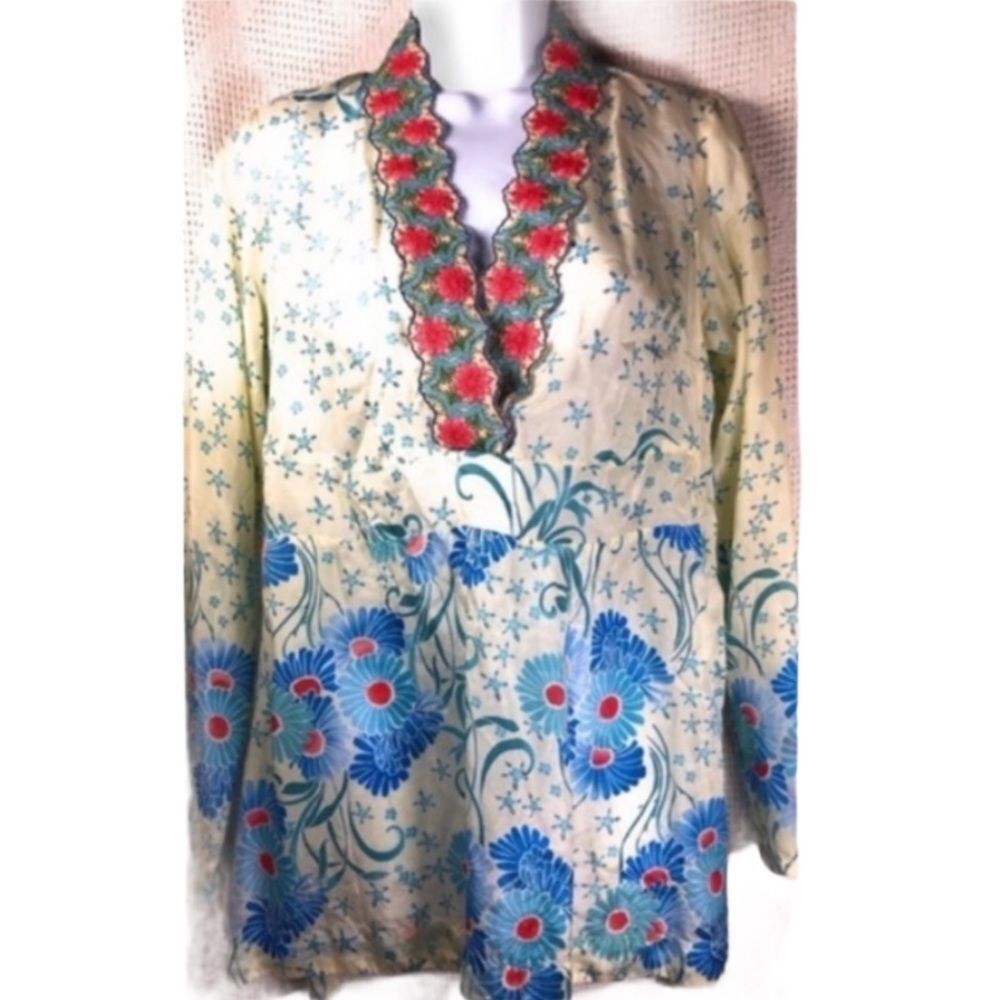 Johnny Was‎ Silk Top